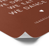 CORIANDER Rustの結婚イベントの注文ポスター ポスター (角)