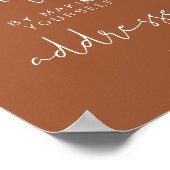 CORIANDER Terracotta住所エンベロープサイン ポスター (角)