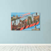 Corinne, UtahLarge Letter ScenesCorinne, UT キャンバスプリント (インサイチュ (ウッドフロア))