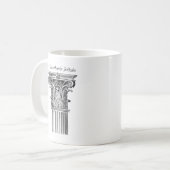 Corinthian発注のコラムのマグ コーヒーマグカップ (正面左)