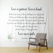 Corinthiansの詩、愛は忍耐強いです(ケシと)