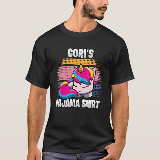 Cori's Pajama Personalized Sleeping Tシャツ (正面)