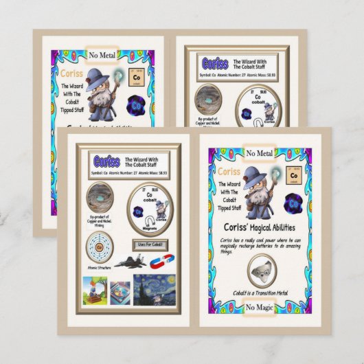 Coriss - Cobalt Trading Card ポストカード (正面/裏面)