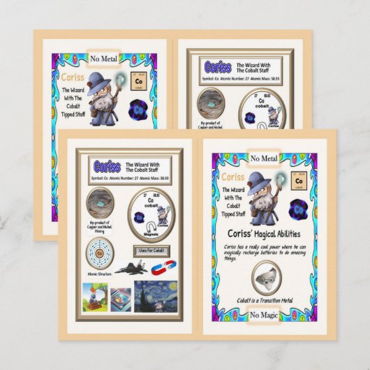 Coriss - Cobalt Trading Card ポストカード (正面/裏面)