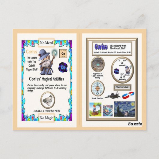 Coriss - Cobalt Trading Card ポストカード (裏面)