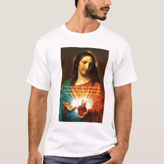 corjesuイエス・キリストのほとんどの神聖なハート tシャツ