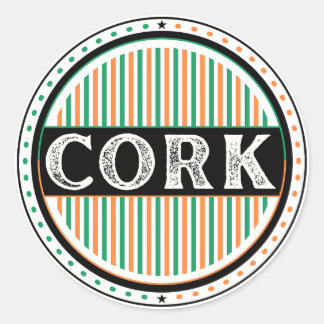 Cork City Pride Emblem – Irish Identity ラウンドシール