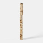 Cork oak pattern iPhoneケース (右側面)