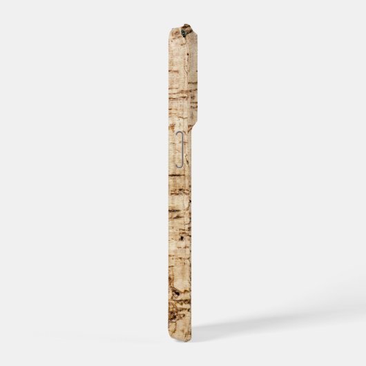 Cork oak pattern iPhoneケース (右側面)