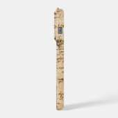 Cork oak pattern iPhoneケース (左側面)