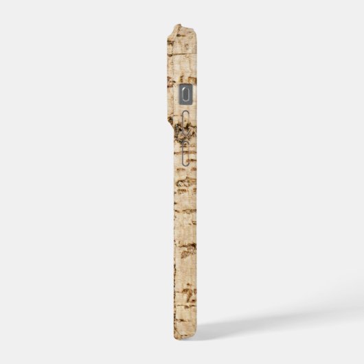 Cork oak pattern iPhoneケース (左側面)