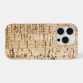 Cork oak pattern iPhoneケース (裏面横)