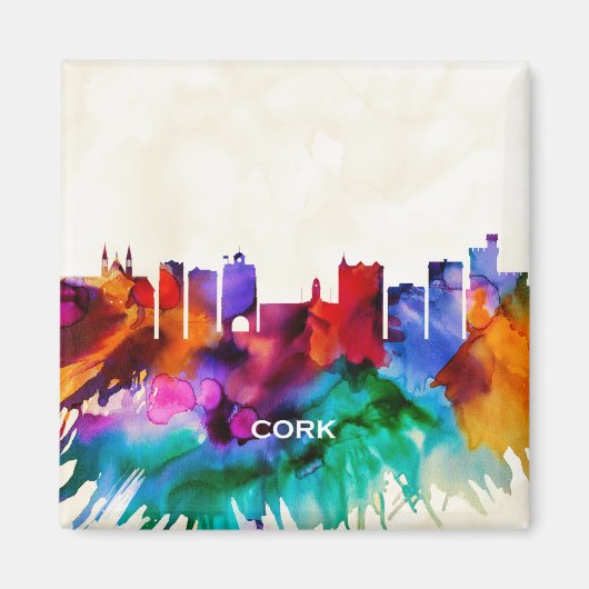 Cork Skyline マグネット (正面)