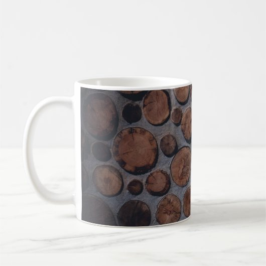 Cork wood decors コーヒーマグカップ (左)