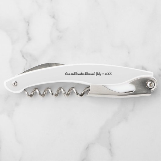 CorkscrewとOpen Wineボトルの結婚照合 ソムリエナイフ (裏面)