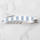 Corkscrew Bottle Opener Blue & White Stripe ソムリエナイフ (裏面)