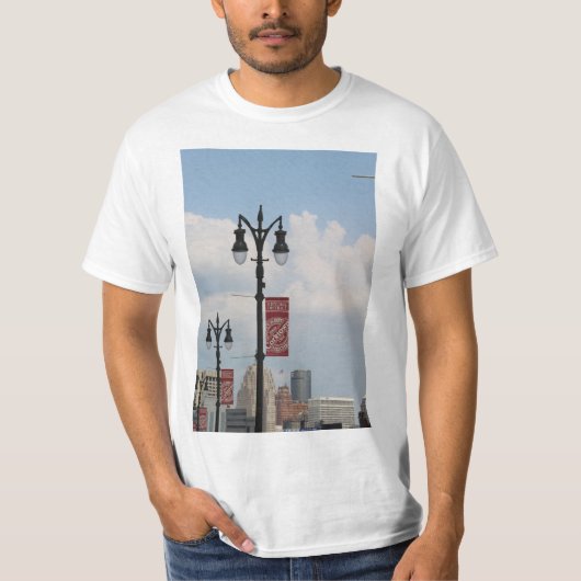 Corktownのデトロイト、ミシガン州ワイシャツ Tシャツ (正面)