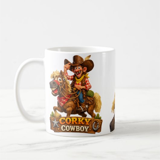 Corky Cowboy コーヒーマグカップ (左)