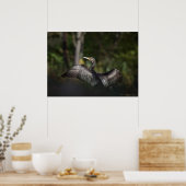 Cormorant自然写真 ポスター (キッチン)