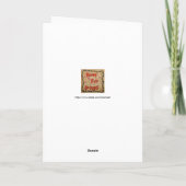 Cormorants Greeting Card カード (裏面)