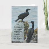 Cormorants Greeting Card カード (正面)