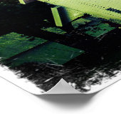 Corn Barn Grunge ポスター (角)