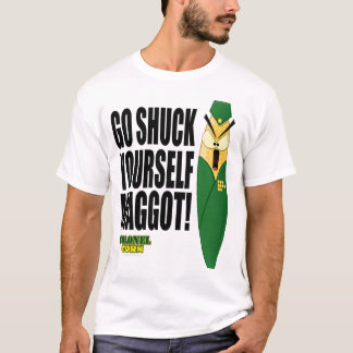 Corn Character Quote Shirt大佐 Tシャツ