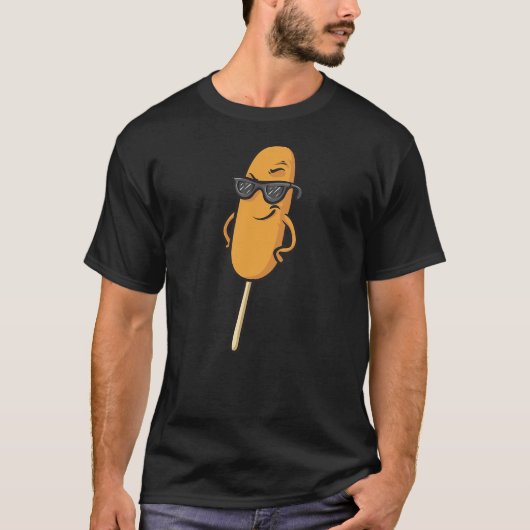 Corn Dog Cool Corndog Tシャツ (正面)