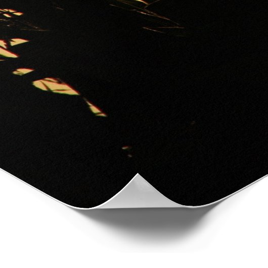 Corn field Silhouettes ポスター (角)