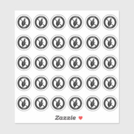 Corn Free Wedding Place Card Mini Food Allergy シール