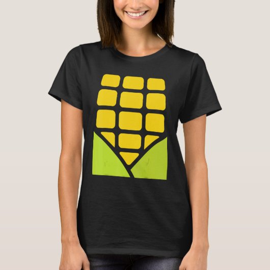Corn Halloween Costume Foodie Farmer Men Women Kid Tシャツ (正面)