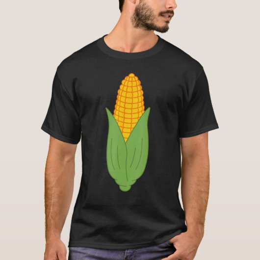 Corn Halloween Costume Foodie Farmer Men Women Kid Tシャツ (正面)