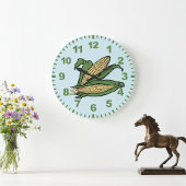 Corn Kitchen Wall Clock ラージ壁時計