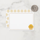  Corn Muffin Cute Drawing Blank Bordered ノートカード (正面/裏面インサイチュ)