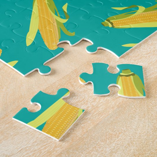 Corn On The Cob Pattern ジグソーパズル (側面)