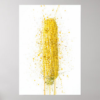 Corn On The Cob Vegetable ポスター