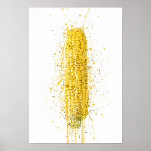 Corn On The Cob Vegetable ポスター (正面)
