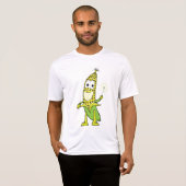 Corn Wizard Character with Magic Wand Tシャツ (正面フル)