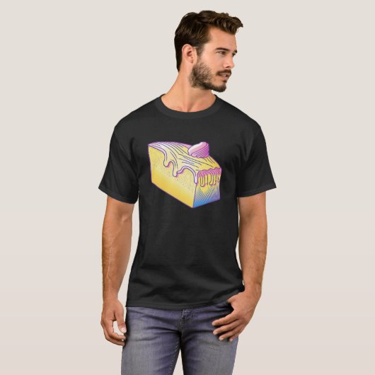 Cornbread Vaporwave Retrowave Aesthetic Tシャツ (正面フル)