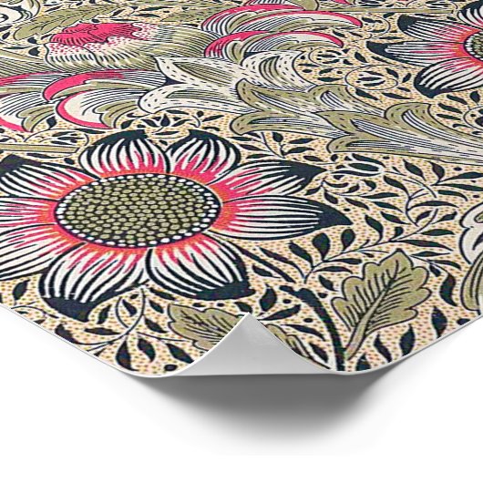 Corncockle, William Morris ポスター (角)