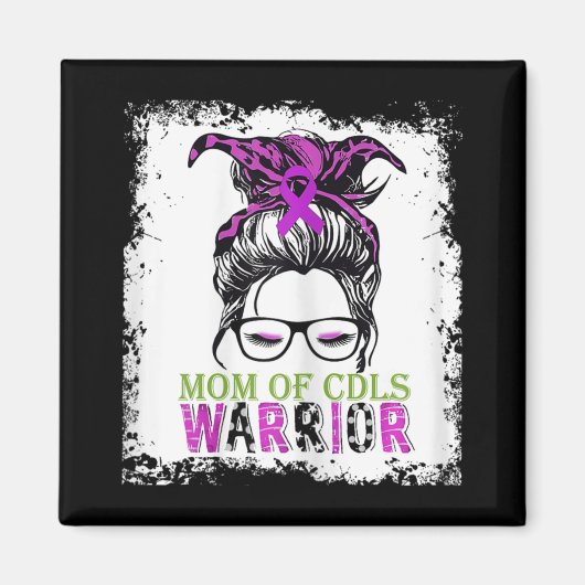 cornelia de lange症候群の子どもがいる母親 マグネット (正面)