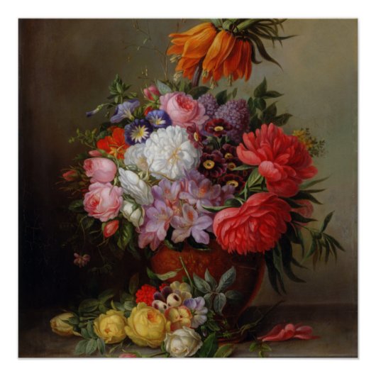 Cornelis Johannes van Hulsteijn花瓶 ポスター (正面)