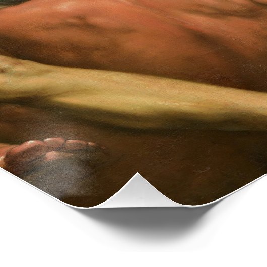 Cornelis van Haarlem - The Titans Canvの秋 ポスター (コーナー)