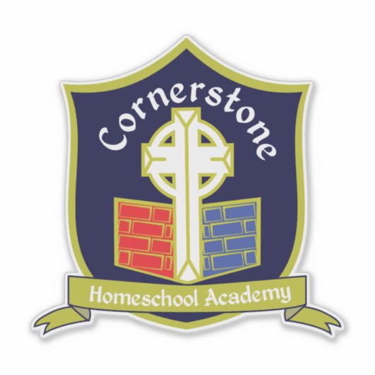 Cornerstone Homeschool Academy  シール (正面)