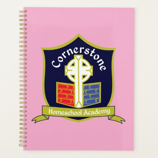 Cornerstone Homeschool Academy  プランナー手帳 (正面)