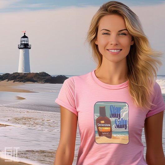 Cornerstone Stay Salty Official Salt Gear トライブレンドTシャツ