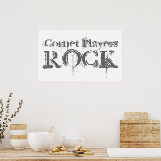 Cornet Players Rock ポスター (キッチン)