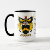 Cornett家族の紋章付き外衣 マグカップ (左)