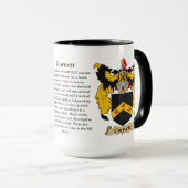 Cornett家族の紋章付き外衣 マグカップ (正面右)