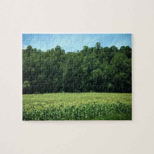 Cornfield in Rural North Carolinaポスターマウスパッド ジグソーパズル (横)